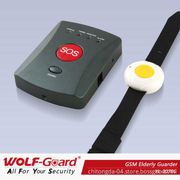 Wolfguard GSM Sos Emergency Help Security Alarm System for Disabled, Elderly People with Push Button